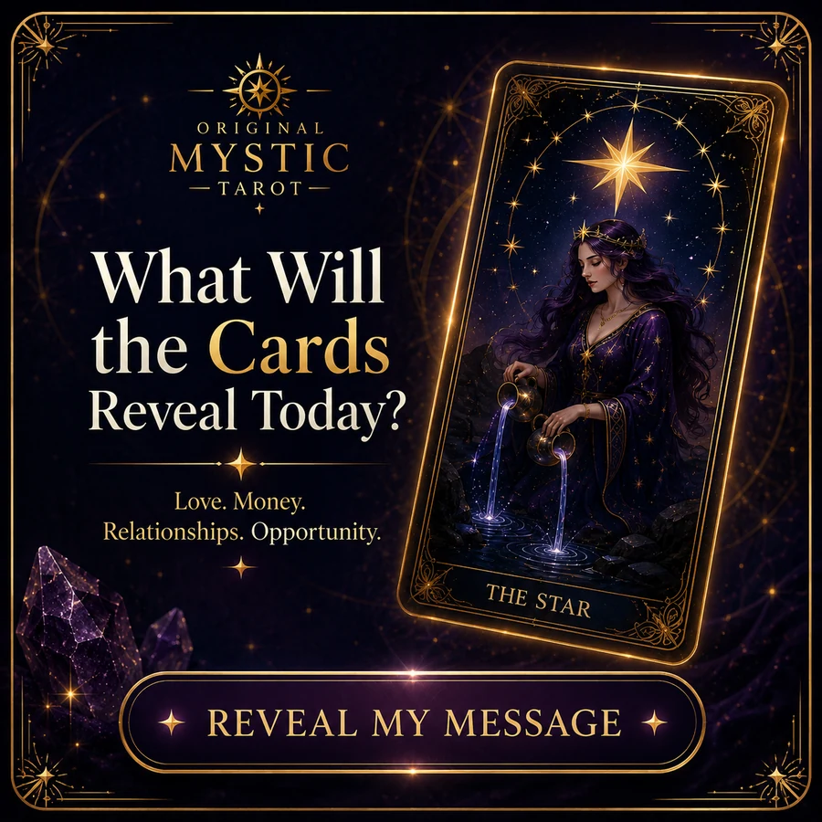 Free tarot reading at Original Mystic Tarot with The Star tarot card
