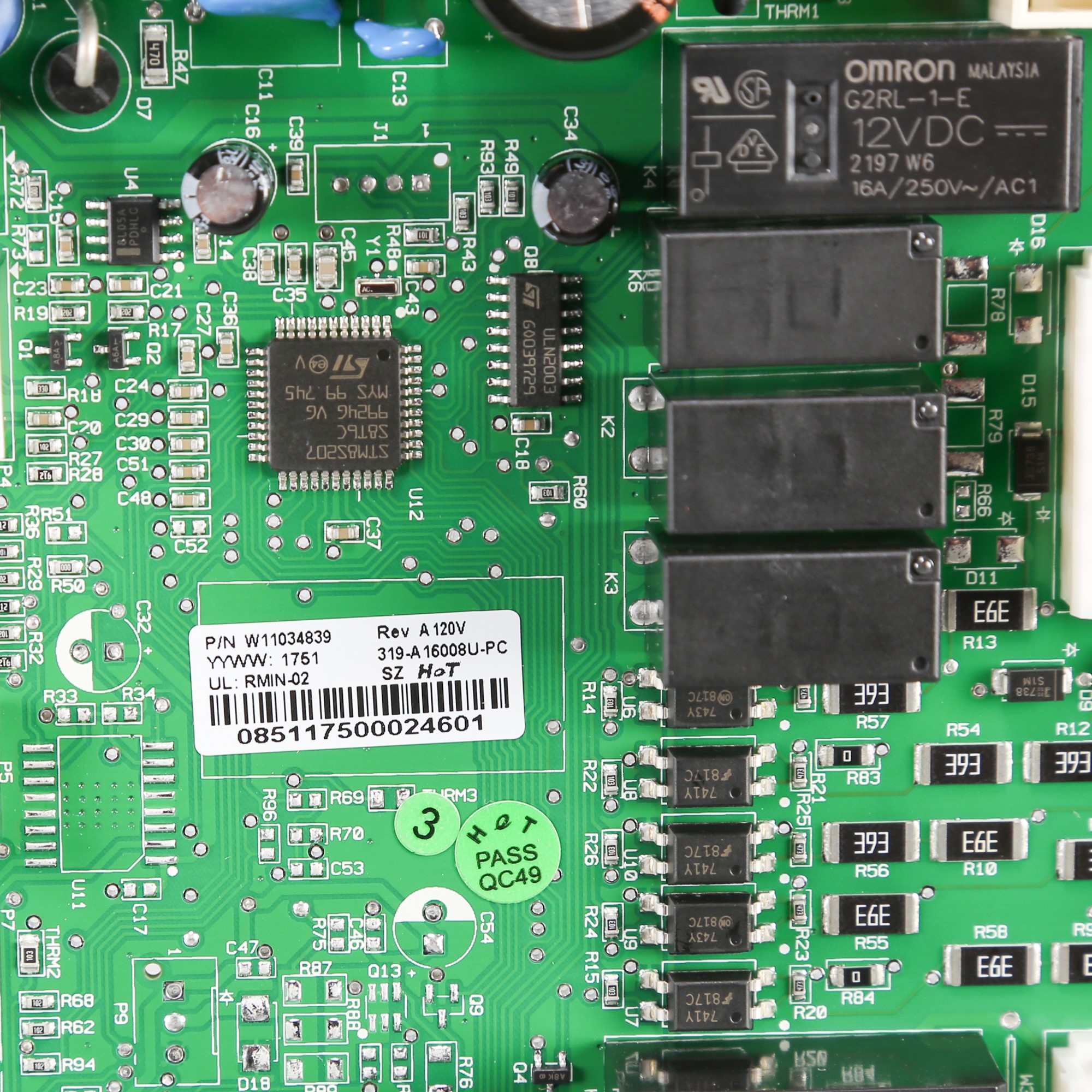 W11088499 Whirlpool Refrigerator Electronic Control Board 1 W11088499 Whirlpool Refrigerator Electronic Control Board