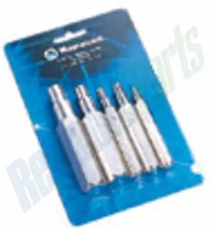 70048 Mastercool Set Of 5 Swaging Punches 1/4,