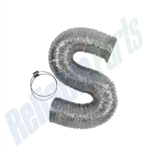 PM08X10085 GE Dryer Universal 8' Flexible Metal Dryer Transition Duct - Image 8