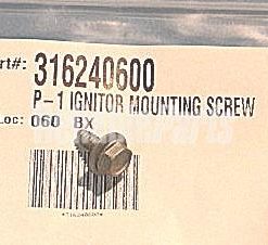 316240600 Frigidaire Ignitor Mounting Screw