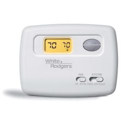 1F78-144 White Rodgers Mercury Free Non Programmable Single Stage Thermostat