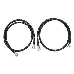 8212487RP Whirlpool 5' Industrial Grade Nylon Braid Fill Hoses 2 Pack