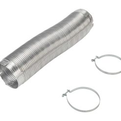 4396727RP Whirlpool Dryer 8 Foot 4" Dia. Dryer Heavy Duty Rigid Metal Flexible Ducting By