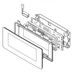 Explosion-proof diagram of electronic parts for reliable parts hub in HVAC and appliance repair. High-quality replacement components from trusted parts distributor. Perfect for repair technicians.