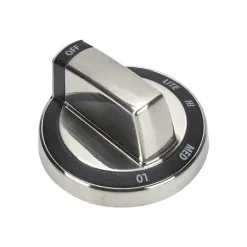 WPW10180180 Whirlpool Stainless Range Controller Knob