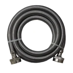 EZI 48372/3806FFSS2 Supco 3/8 X 6' F/F Ss Inlet Hose-2Pk