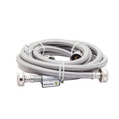 5304490736 Frigidaire 6' Stainless Steel Washer Fill Hose Kit 2 Pack
