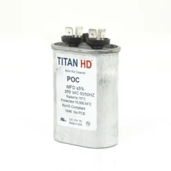 POC25A Packard Titan HD Run Capacitor 25 MFD 370 Volt Oval