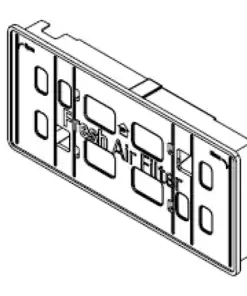 ADQ75493301 LG Refrigerator Air Cleaner Filter Assembly