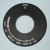 WP4457192 Whirlpool Cooktop Bezel Knob, Black