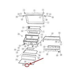211359P Fisher & Paykel BBQ Nut Hex10-24Ss Lock Nylon (10P