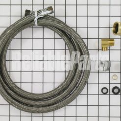 WX28X326 GE 6' Metal Braided Dishwasher Connection Kit