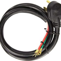 General Electric WX09X10035 4 Wire 40amp Range Cord, 4-Feet