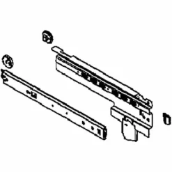 SMG DA97-10594C Samsung Assembly Rail-Low Left Aw