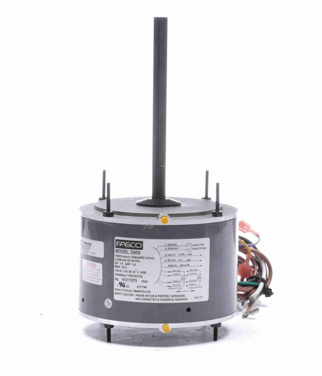 D909 Fasco 1/4 HP 5.6" 1 Speed Condenser Fan Motor