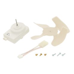 W10124096 Whirlpool Refrigerator Condenser Fan Motor Kit with Blade