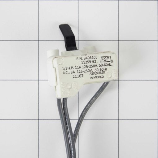 WP3406105 Whirlpool Door Switch - Image 5