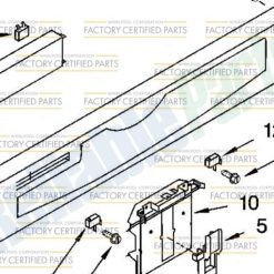 WP8534833 Whirlpool Dishwasher Control Panel