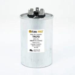 TRCFD205 Packard Titan Pro Run Capacitor 20+5 MFD 440/370 Volt Round
