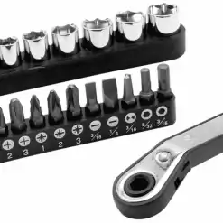 1908 21pc Offset Ratcheting Drive