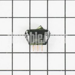 Supco OEM ES15905 OEM Rectangular Black Panel Rocker Switch for Appliances