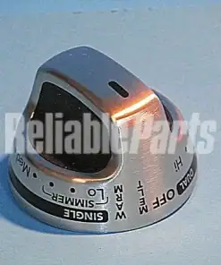 WPW10156260 Knob Stainless