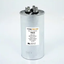 TRCD405 Packard Titan Pro Run Capacitor 40+5 MFD 370 Volt Round