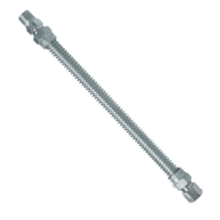 200-3132-18 SS GAS CONNECTOR 1/2" OD (3/8"