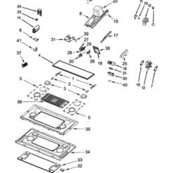 WPL W10614213 Whirlpool Microwave Base