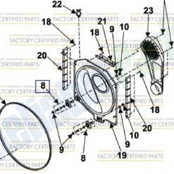 WPW10177428 Whirlpool Support Roller with Axle