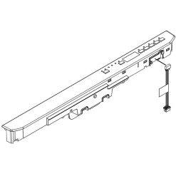 W10897043 Whirlpool Dishwasher Control Panel