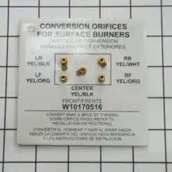 WPW10170516 Whirlpool Conversion Kit