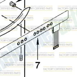 WP8572205 Whirlpool Dishwasher Overlay