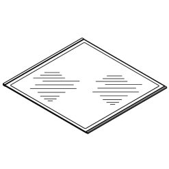 W11340148 Whirlpool Refrigerator Glass Shelf