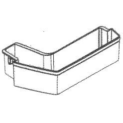 DA63-07294A Samsung Refrigerator Middle Door Guard Bin