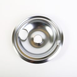 WB31T10011 GE Oven 8" Chrome Burner Drip Bowl