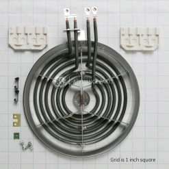 WB30X354 GE Oven Range Stove Cooktop Burner Unit 3 Wire 8 Inch