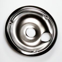 WB31K5025 GE Stove Range Cooktop 8" Drip Bowl Chrome with 2 Indents