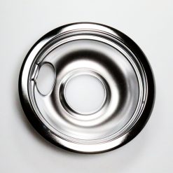 WB32X107 GE Range Stove Cooktop 6" Drip Bowl Chrome Large Hole