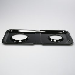 WB34K10009 GE Oven Double Burner Drip Pan Black
