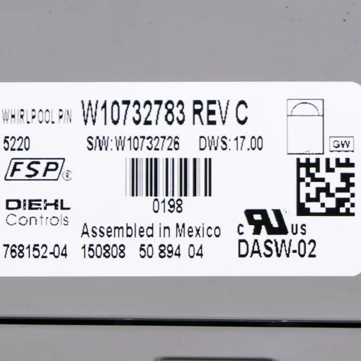 W10733276 WHIRLPOOL CNTRL-ELEC - Image 2