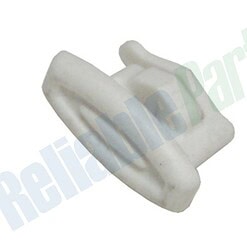 WD12X10304 GE Dishwasher Rack Slide Endcap (White)