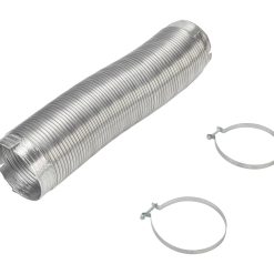 4396727RP Whirlpool Dryer 8 Foot 4" Dia. Dryer Heavy Duty Rigid Metal Flexible Ducting By OEM replacement part