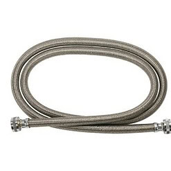 WX14X10005 GE Washing 4' Polymer Coated Water Inlet Fill Hose 2 Pack