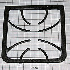 316252642 Frigidaire Black Set of Grates