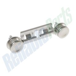 WB16K10058 - RANGE DOUBLE BURNER ASSEMBLY
