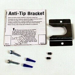 8273888A Whirlpool Range Oven Anchor Anti-Tip Bracket Kit