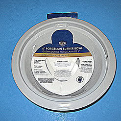 W10291024 Whirlpool Range Cooktop Gray Porcelain Drip Bowl Set