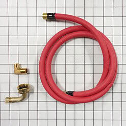 W10278626RP Whirlpool Dishwasher 5' Universal Industrial-Grade Dishwasher Water Supply Kit By